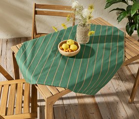 Umývateľný obrus, cca 90 x 90 cm, prúžkovaný