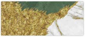 Obraz - Zelený mramor N⁰2 (120x50 cm)