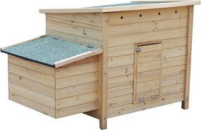 Kurník Avenberg RUFUS 123 x 70 x 81 cm hnedý