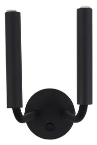 STALACTITE BLACK II KINKIET 8353 | kovová dvojramenná lampa