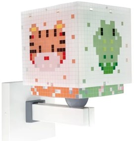 Dalber 63379 - Detské nástenné svietidlo LITTLE PIXEL 1xE27/15W/230V