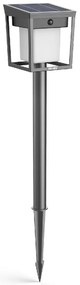 Philips Blaise UltraEfficient solárny LED stĺpikso senzorom antracit, 1,5 W, 250/20 lm, 3000 K