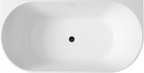 Rea Veneta, voľne stojaca akrylová vaňa 170x79x58 cm, biela, REA-W0254