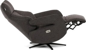 Polohovacie kreslo hnedé, elektrické TV-B3973 BR2