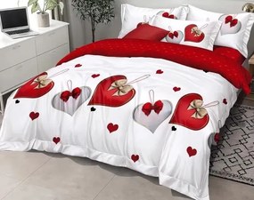 Obliečky Srdiečka D Bavlna 7-dielna súprava