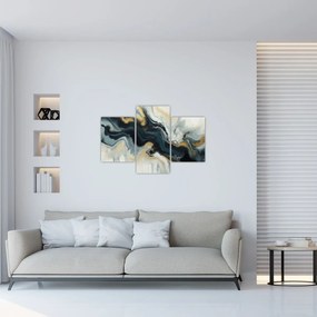 Obraz - Mramorovaná kresba (90x60 cm)