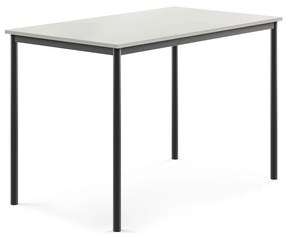 Stôl SONITUS, 1400x800x900 mm, HPL - šedá, antracit