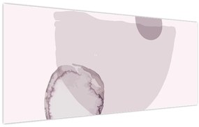 Obraz - Fialový minimalizmus N⁰2 (120x50 cm)