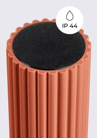 Oranžové stropné svietidlo so skleneným tienidlom ø 12 cm Orbital – Sollux