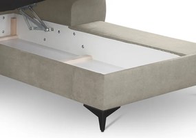 Rohová sedacia súprava Scala, béžová látka, pravý roh