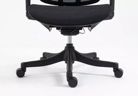 SI Otočná stolička Winner čierna