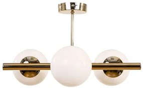 Stropná lampa zlatá LINEA III