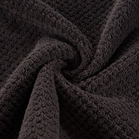RÝCHLOSCHNÚCI UTERÁK Z MIKROVLÁKNA ZOE1 70X140 CM ČIERNA