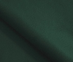 Rohová sedačka na trvalé spanie Island, tmavo zelená látka, pravý roh