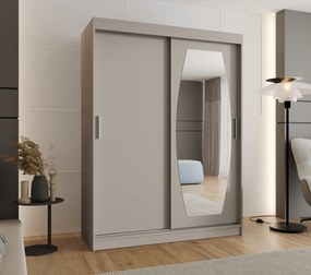 Šatníková skriňa 150 cm Rosaria (kašmír). Akcia -65%. Vlastná spoľahlivá doprava až k Vám domov. 1126299