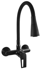 RAV SLEZÁK Colorado drezová batéria so silikónovým ramienkom 150 mm čierna matná co202.5/13cmat CO202.513CMAT