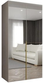 Skriňa Alicante III 100 kašmír/zlatá