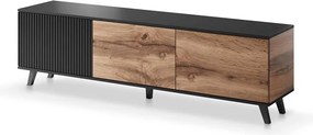 Tv stolík Ranae RTV2 (dub wotan + čierna). Vlastná spoľahlivá doprava až k Vám domov. 1038836