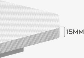 Herný rohový stôl Hero 7.3 biely