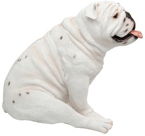 Dog Troy soška biela