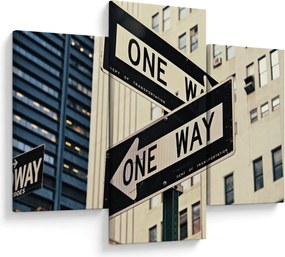 Obraz - New York ONE WAY (90x60 cm)