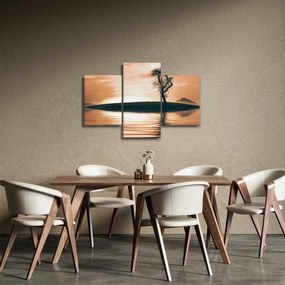 Obraz stromu na ostrove (90x60 cm)