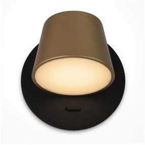 Maytoni MOD421WL-L6BBS3K - LED Nástenné svietidlo PIXEL 7W/230V 3000K zlatá/čierna