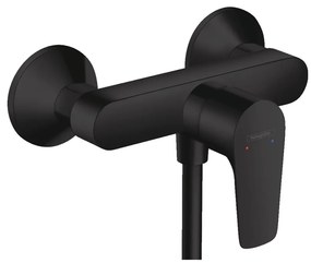 Hansgrohe Talis E, nástenná páková sprchová batéria, čierna matná, HAN-71760670