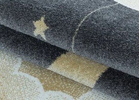 Koberce Breno Kusový koberec FUNNY 2101 Yellow, žltá, viacfarebná,80 x 150 cm