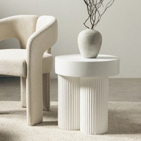 Odkládací stolek Salerno 45 cm bílý