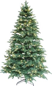 Zelený vianočný strom Fleur so 400 LED svetielkami – Ø 95*210 cm