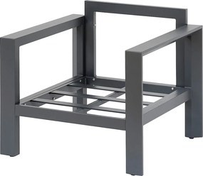 DEOKORK Hliníkové kreslo VANCOUVER (antracit)