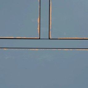 Modrá nízka komoda z jedľového dreva 115x90 cm Shabby – Ixia