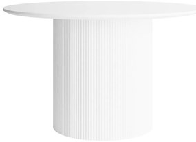 OKRÚHLY JEDÁLENSKÝ STÔL DEBORA BIELY 120 cm