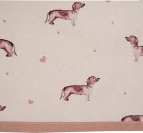 Bavlnená uterka s jazvečíkem Dachshund Love - 50*70 cm