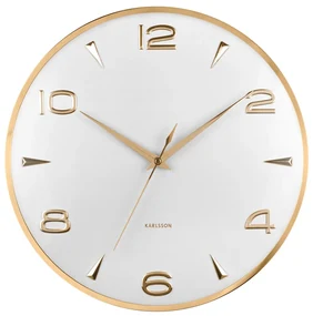 Nástenné hodiny Karlsson KA6017WH, 41cm
