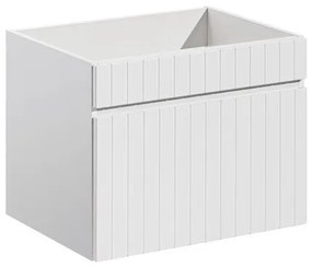 Závěsná skříňka Iconic Sky se zápustným umyvadlem 120 cm bílá