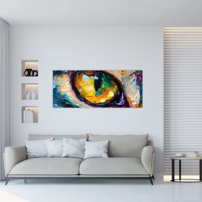 Obraz - Maľba mačacieho oka (120x50 cm)