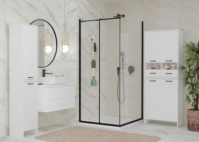 Horná závesná skrinka do kúpeľne Nina 66 cm biela