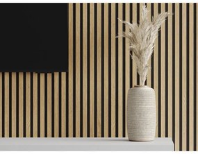 Mexen Lam-F, akustické stenové lamely 275 × 30 cm, plstený podklad 8 mm, technická dyha, borovica klasická, S105-275307-3015-012