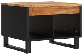 vidaXL Konferenčný stolík 55x50x40 cm masívne akáciové drevo
