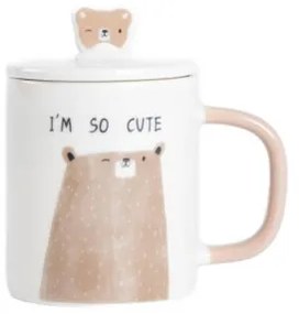 Hrnček BATIS s hnedým medvedíkom 708008 350 ml