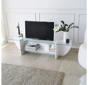 TV stolík Dukoki (biela) . Vlastná spoľahlivá doprava až k Vám domov. 1095494