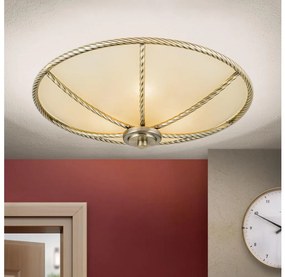 Orion - Stropné svietidlo MAURO 3xE27/60W/230V, priemer 42 cm, bronz