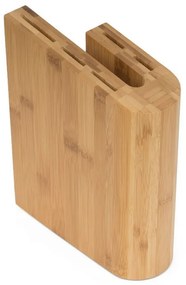 G21 Gourmet blok na nože, bambus, pre 5 nožov