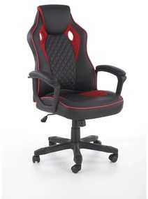 Kancelárska stolička HELO čierna/červená