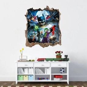 Nálepka na stenu lego Batman HIT 47x54cm