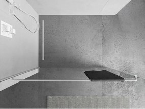 Mexen Kioto, vešiak na uteráky pre sprchovú zástenu, max. 140 cm, biela, 800-06-20