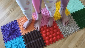 OrtoNature Masážne ortopedické podložky súprava 6 ks - Sladká matematika