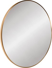 Nástenné zrkadlo Elsie XL 323830 - 80x80 cm - Zlatá mat